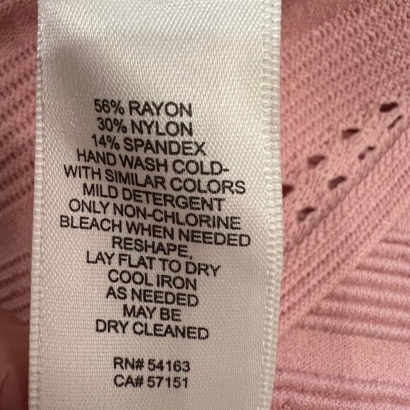 NEW Eliza J Off The Shoulder Fit and Flare Sweater Dress in Pink, Size M - Picture 16 of 16